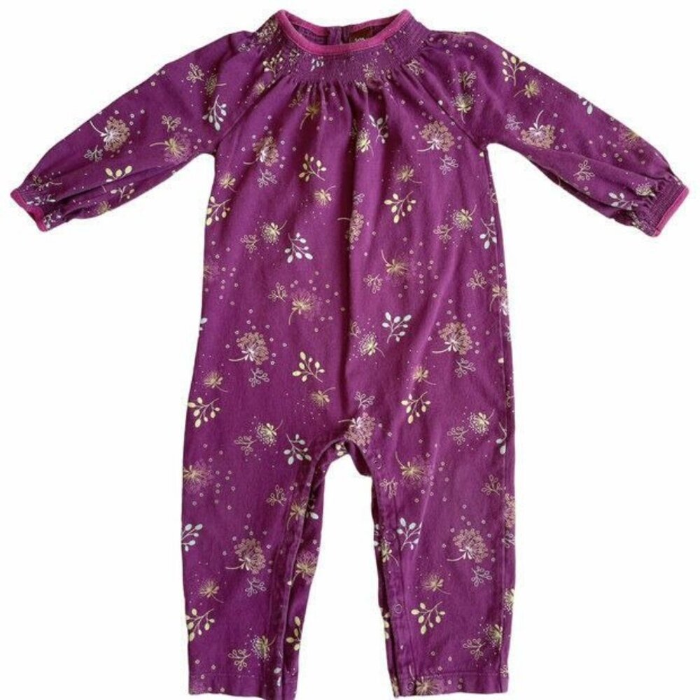Tea Collection Floral Romper